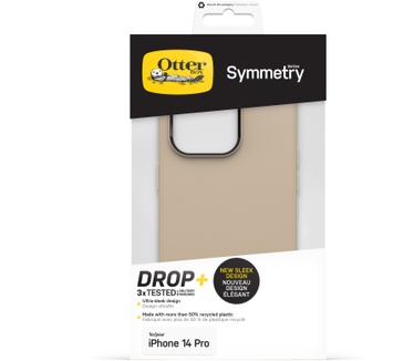 Otterbox OtterBox Symmetry-hoesje voor iPhone 14 Pro, schokbestendig, valbestendig, dunne beschermende hoes, 3x getest volgens militaire standaard, Antimicrobieel, Don´t even chai