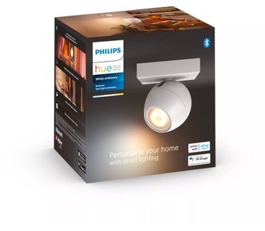 Philips Hue Buckram Spot Bluetooth (1-spot) (exc. dimmer) Wit