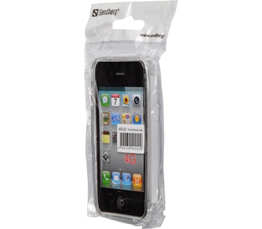 Sandberg Soft frame Clear iPhone 4
