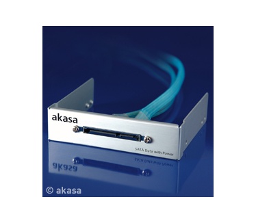 Akasa SATA-EX-BLUV Cable Adapter for external SATA HDD (75cm, blauw UV)