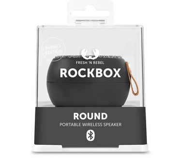 Fresh 'n Rebel Rockbox Round Fabriq Zwart