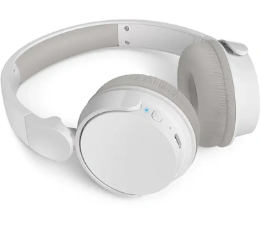 Philips TAH3209WT/00 Koptelefoon On-Ear Wit 32mm driver bluetooth 5.3 compact folding 25H playtime multipoint connection (Beige)