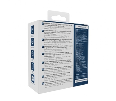 Gembird TA-UC-PDQC100LCD-01-BK