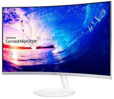 Samsung C27F581FDU Wit, Zwart