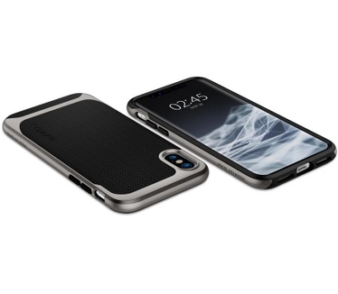Spigen Apple iPhone X Hoesje Neo Hybrid Grijs