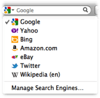 Twitter-zoekfunctie in Firefox 8