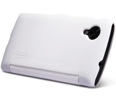 Nillkin New Fresh Leather BookCase for LG Google Nexus 5 - White