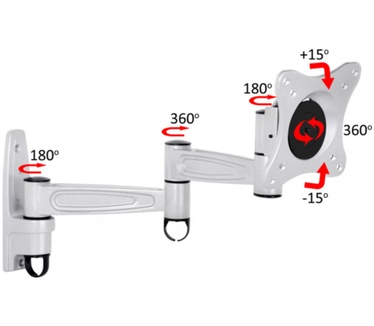 Multibrackets M VESA Flexarm 360 III Silver 75 100 200