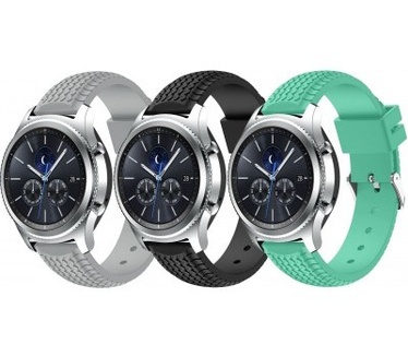 qMust 3 Sport bandjes voor Samsung Gear S3 Classic / Frontier - (SET II)