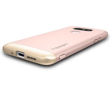 Spigen Style Armor LG G5 Case - Rose Gold (G5) Blauw