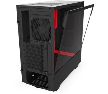 NZXT H510 Zwart/Rood