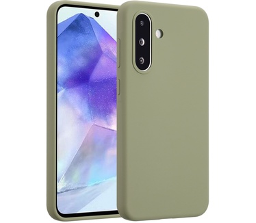 Accezz Liquid Silicone Backcover Samsung Galaxy A36 - Cooper Green