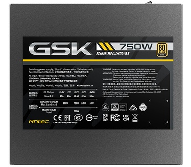 Antec GSK ATX3.1 750W 80 PLUS Gold
