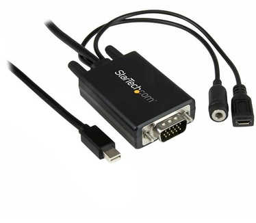 Startech.com Mini DisplayPort naar VGA adapter kabel met audio 2m