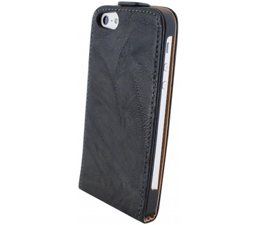 Mobiparts Mobiparts Vintage Flip Case Apple iPhone 5/5S Black