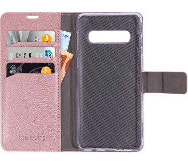 Mobiparts Saffiano Wallet Case Samsung Galaxy S10 Pink