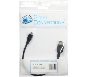 Alcasa USB A - USB Micro-B M/M 0.2m