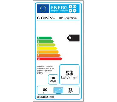 Sony KDL-32EX340 Zwart