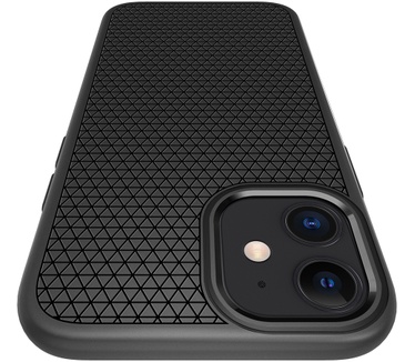 Spigen Liquid Air Matte (iPhone 12) Zwart
