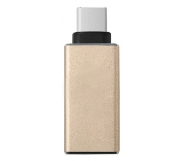 Baseus USB-C naar USB 3.0 Female Adapter Gold