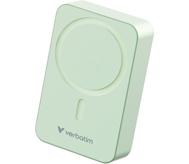 Verbatim Charge 'n' Go Essentials Magnetische draadloze powerbank 20000 mAh Groen