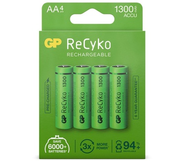 GP ReCyko+ 1300mAh 4Stk.
