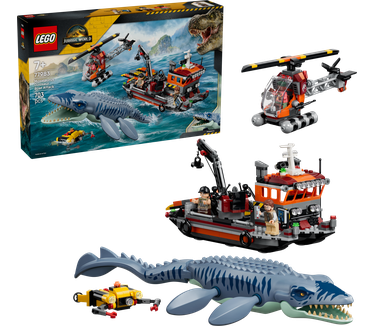 LEGO Jurassic World Mosasaurus bootaanval