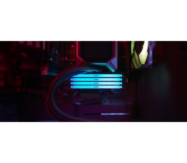 Kingston 16GB 3200MT/s DDR4 CL16 DIMM (Sets van 2) FURY Beast RGB