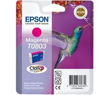 Epson inktpatroon Magenta T0803 Claria Photographic Ink