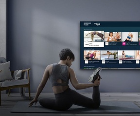 Samsung Health op tv