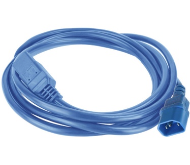 ACT Netsnoer C14 - C21 IEC60320 blauw 2,5 m