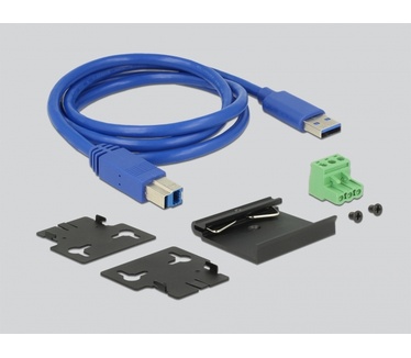 Delock External Industry Hub 4 x USB A 3.0 With 15 kV ESD Protection