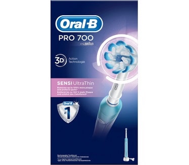 Oral-B Pro 700 Sensi Ultrathin Elektrische Tandenborstel Powered By Braun