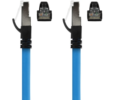 ACT Industrial 1,50 meter Profinet kabel RJ45 male naar RJ45 male, Superflex CAT6A SF/UTP TPE kabel, afgeschermd
