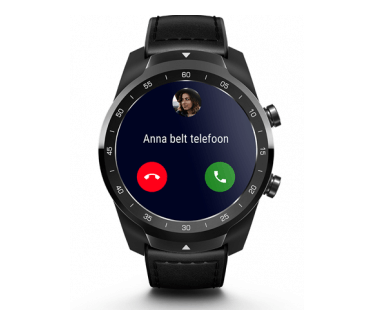 Mobvoi Ticwatch Pro - Premium Wear OS smartwatch - Shadow Black (WF12096-SHADOW) Zwart (Zwart)