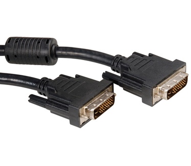 Roline Monitorkabel DVI, M/M, (24+1) dual link 1,0m