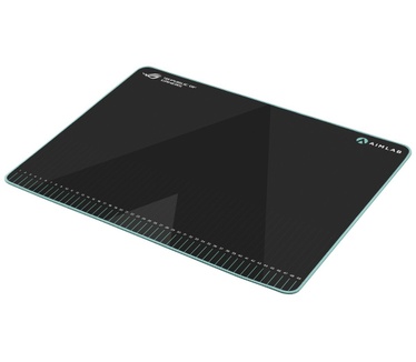 ASUS Hone Ace Aim Lab Edition. Breedte: 420 mm, Diepte: 508 mm. Kleur van het product: Zwart, Oppervlakte kleur: Monochromatisch, Materiaal: Stof, Rubber, Gestikte randen, Anti- slip grondvlak, Game-muismat