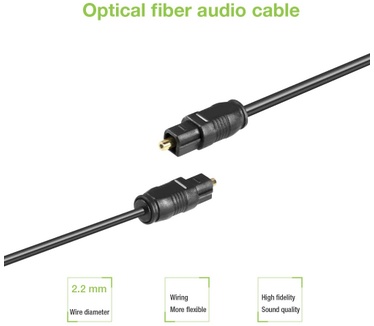 Techly 2m Toslink/Toslink