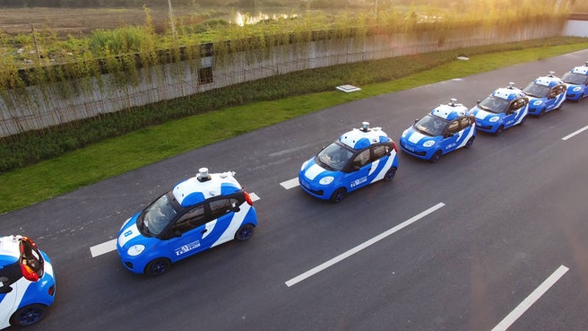 Baidu vloot autonoom rijden