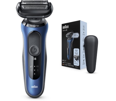 Braun Series 6 60-B1000s Elektrisch Scheerapparaat, Blauw