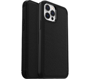 Otterbox Strada Leren Book Case Apple iPhone 12 Pro Max Zwart
