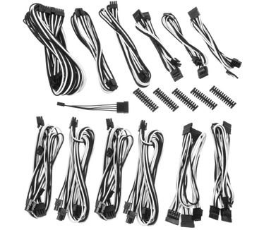BitFenix Alchemy 2.0 PSU Cable Kit - BQT-Series DPP (Zwart/Wit)