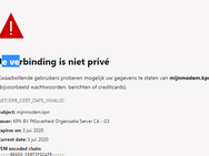 KPN-certificaat is verlopen
