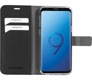Mobiparts Saffiano Wallet Case Samsung Galaxy S9 Black