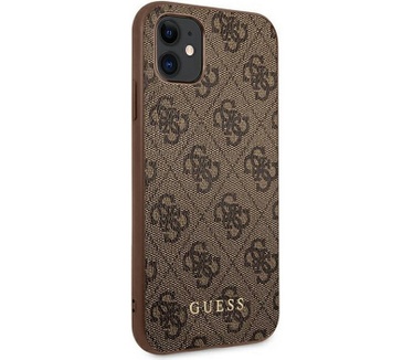 Guess 4G Hard Case voor Apple iPhone 11 (6.1") - Bruin Bruin