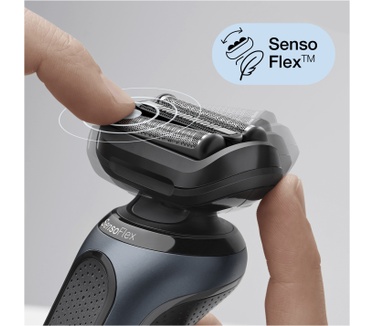 Braun Series 6 60-N1200s Elektrisch Scheerapparaat Met Precisietrimmer, Grijs