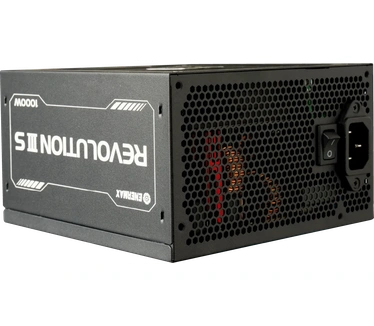 Enermax Revolution Revolution III S 1000 W Black | 80 Plus et Cybenetics Platinum | Bloc d'alimentation ATX 3.1 entièrement modulaire | PCIe 5.1 12V-2x6 | Ventilateur silencieux 120 mm FDB semi-ventilateur | 105