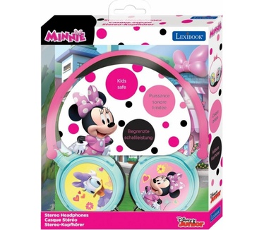 Lexibook On-ear kids koptelefoon Disney Minnie (Roze)