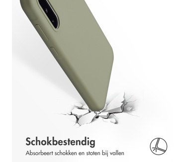 Accezz Liquid Silicone Backcover Samsung Galaxy A36 - Cooper Green