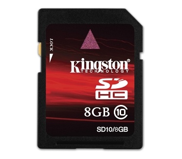 Kingston SDHC 8GB Class 10